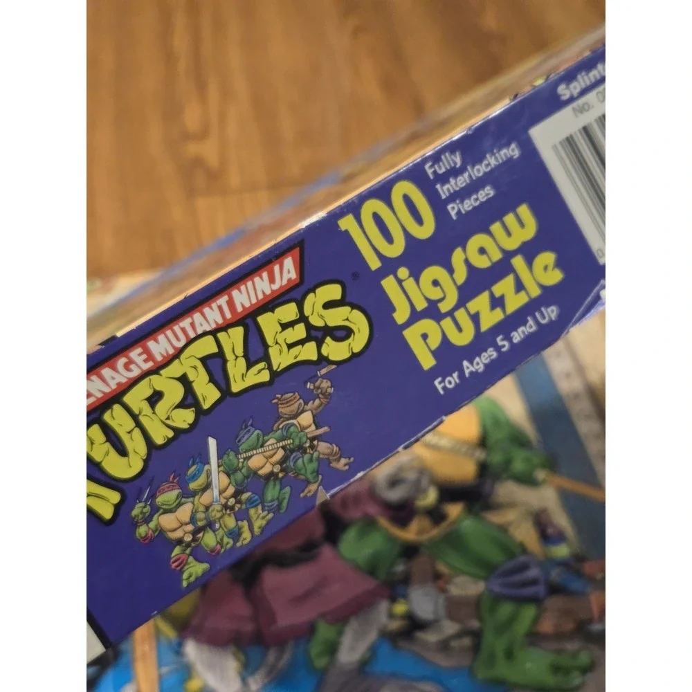 Vintage TMNT Splinter Puzzle Complete 100 Pc 1987 Mirage Studios Teenage Mutant